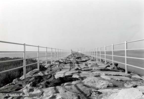 Pier from stones